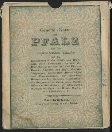 General-Karte der Pfalz
