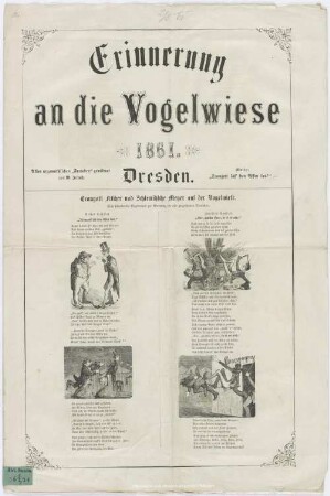 Erinnerung an die Vogelwiese 1861