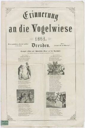 Erinnerung an die Vogelwiese 1861