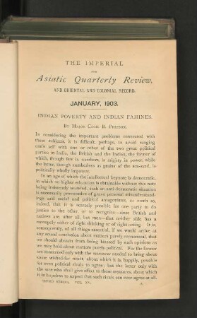 Vol. XV, Nr. 29. January, 1903.