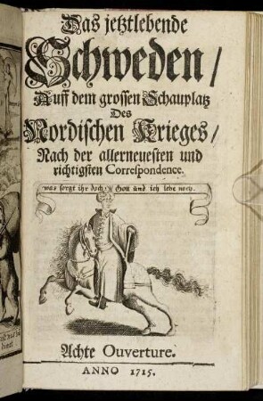Achte Ouverture. Anno 1715.