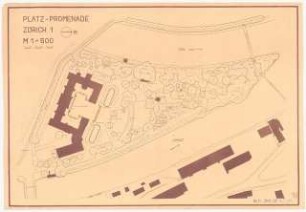 Platzpromenade, Zürich: Grundriss 1:500