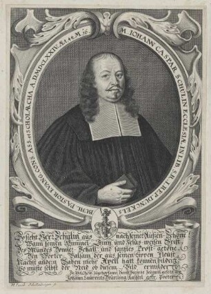 Bildnis des Iohann Caspar Schülin