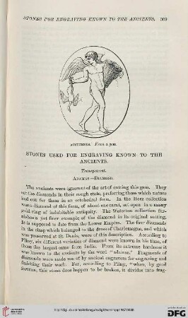 Stones used for engraving known to the ancients