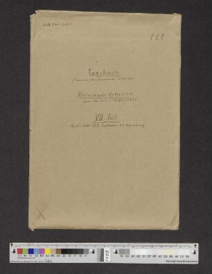 Band 111: (Sommer) Wintersemester 1929/1930, Hamburg