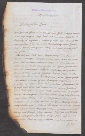 Brief an Jacob Grimm : 10.06.1861