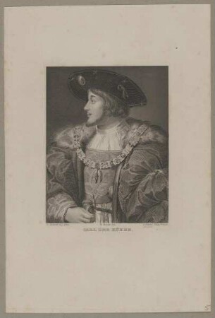 Bildnis des Karl von Burgund, gen. Carl der Kühne