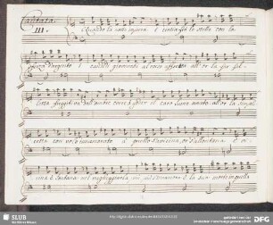 Recitativo: Quando la notte impera