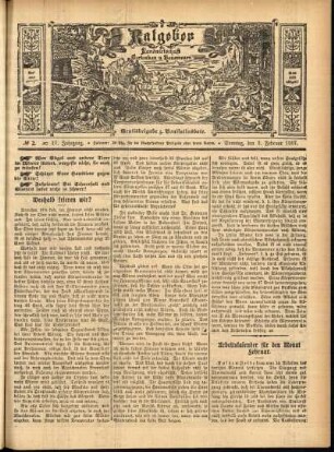 Ausgabe vom Sonntag, den 03. Februar 1907.