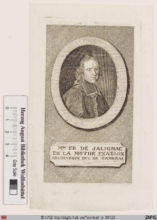 Bildnis François de Salignac de la Mothe- Fénelon