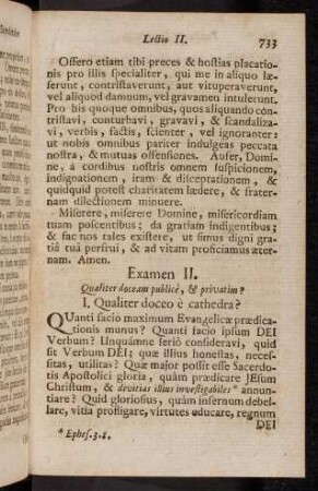 733-739, Examen II