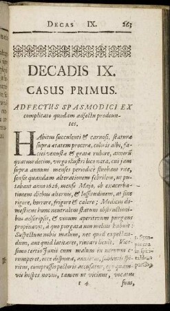 Casus Primus.