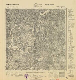 1970 Borzyskowo, Topographische Karte 1:25000 (4cm - Karte)