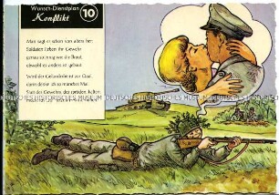 Soldatenhumor der Bundeswehr, Soldat träumt vom Küssen