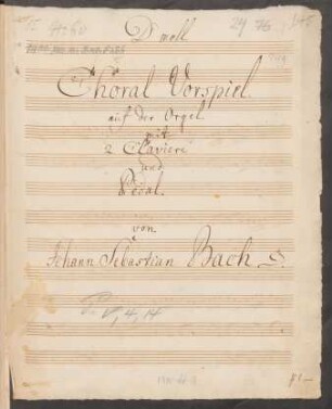 Trios; org; d-Moll; BWV 583