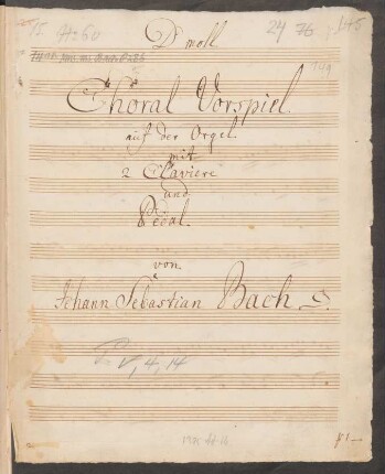 Trios; org; d-Moll; BWV 583