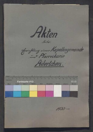 Ailertchen: Pfarrakten