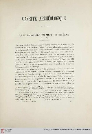 Tête d’aveugle du musée d’Orléans