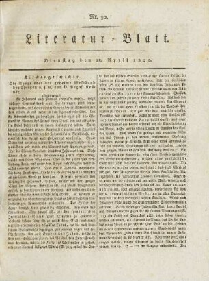 30, 1820: Heft