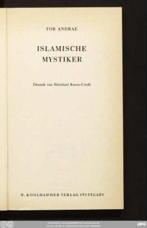 Islamische Mystiker