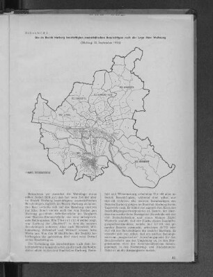 Schaubild 3: Die im Bezirk Harburg beschäftigten innerstädtischen Berufstätigen nach der Lage ihrer Wohnung