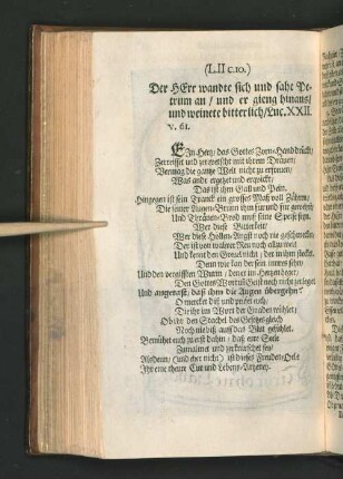 [Bibelzitat, Kommentar in Gedichtform.]