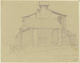 Ein Haus bei Florenz auf dem Weg nach Fiesole