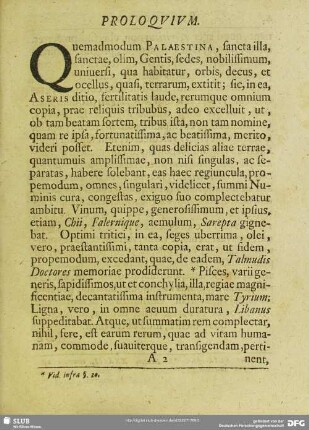Proloquium