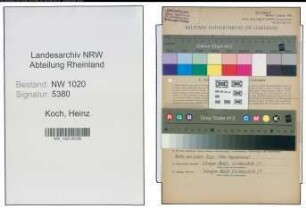Entnazifizierung Heinz Koch , geb. 15.04.1921 (Zeichner)