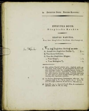 Erstes Kapitel. Von den dinglichen Rechten überhaupt [...]