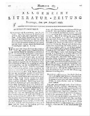 Homerus: Volgarizzamento dell´Inno a Cerere. Ins Ital. übers. und bearbeitet v. I. Pindemonte. Bassano: Remondini 1785