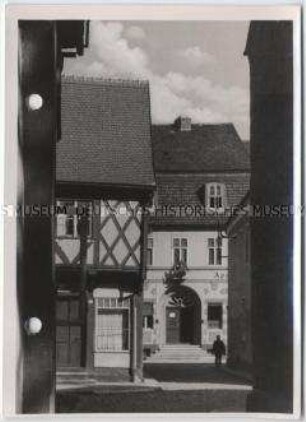Tangermünde, Durchblick von der Kirchstraße