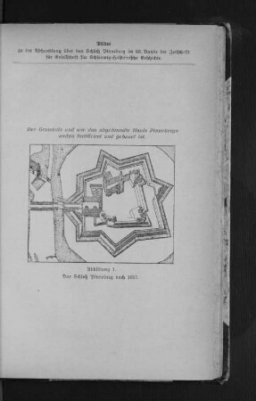 Abbildung 1. Das Schloß Pinneberg nach 1657.