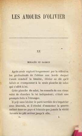 Les amours d'Olivier : saite et fin de la Baladine, 2