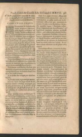 Conclusio CXXVII.