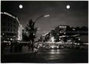 Berlin, Kurfürstendamm bei Nacht