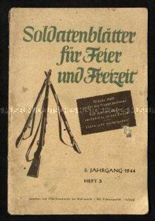 Zeitschrift für Soldaten. 5. Jahrgang 1944