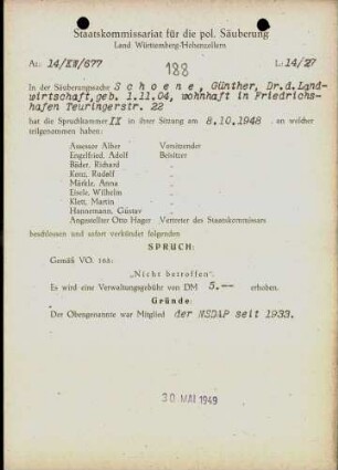 Schoene, Günther, Dr.