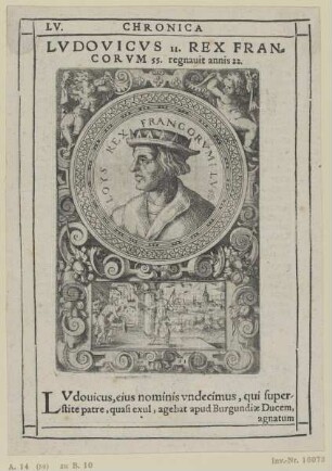 Bildnis des Lvdovicvs 11. Rex Francorum