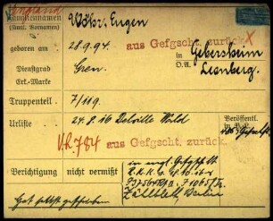 Wöhr, Eugen - Wölfle, Balthasar