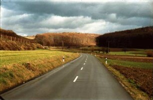 Malterdingen: Spätherbst im Tal nach Freiamt; bei Malterdingen