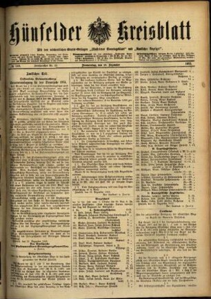 Ausgabe vom Donnerstag, den 18. Dezember 1913.