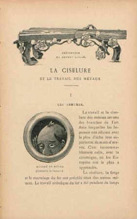 La ciselure et le travail des métaux