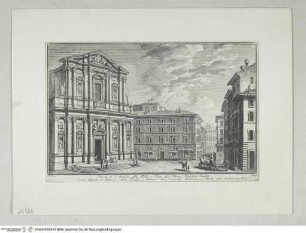 Rom, Sant'Andrea della Valle, Fassade - Chiesa di S. Andrea alla Valle, e Casa dei Chierici Regolari Tealini
