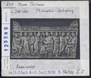 Rom, Museo Torlonia: Philosophen-Sarkophag