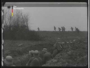 Kampfszenen aus der Schlacht an der Somme (1917)