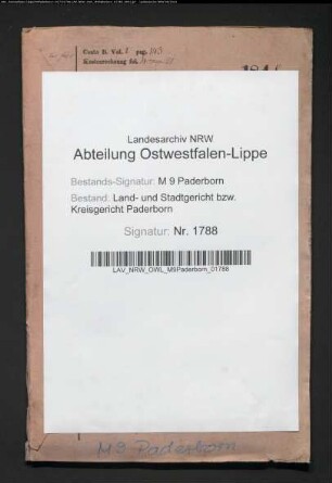 Erblasser: Uengering, Eva Maria, geb. Lücking: