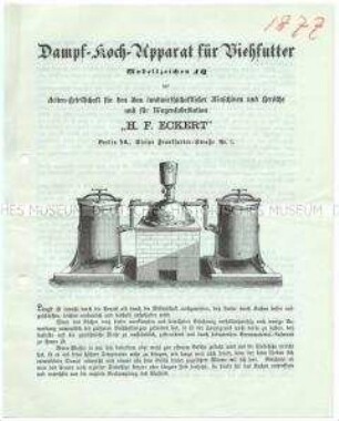Dampf-Koch-Apparat für Viehfutter
