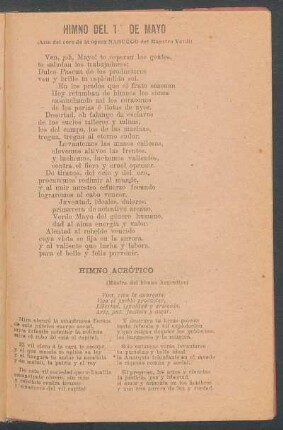 Himno del 1.o de mayo : (Aria del coro de la ópera Nabucco del maestro Verdi)