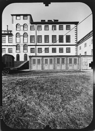 Gotha. Schloss Friedenstein, Ostfassade von Ost- und Nordflügel